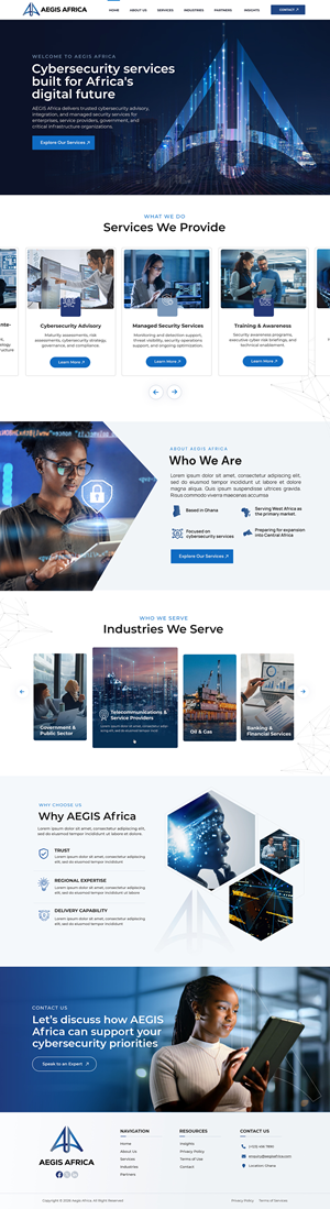 Web Design by Blue Sparrow for this project | Design: #37315204