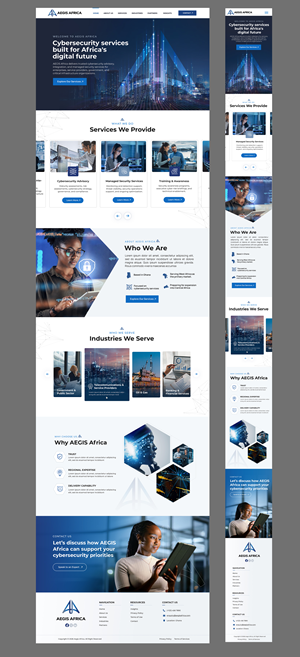 Web Design by Blue Sparrow for this project | Design: #37315297