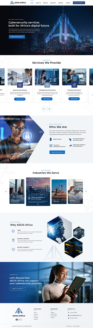 Web Design by Blue Sparrow for this project | Design: #37316505