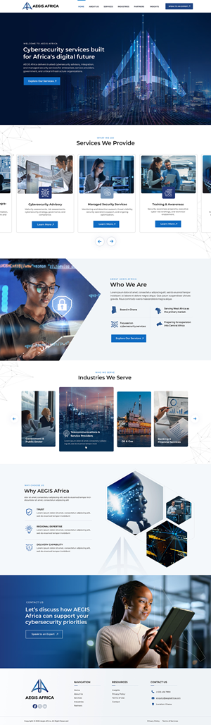 Web Design by Blue Sparrow for this project | Design: #37316513