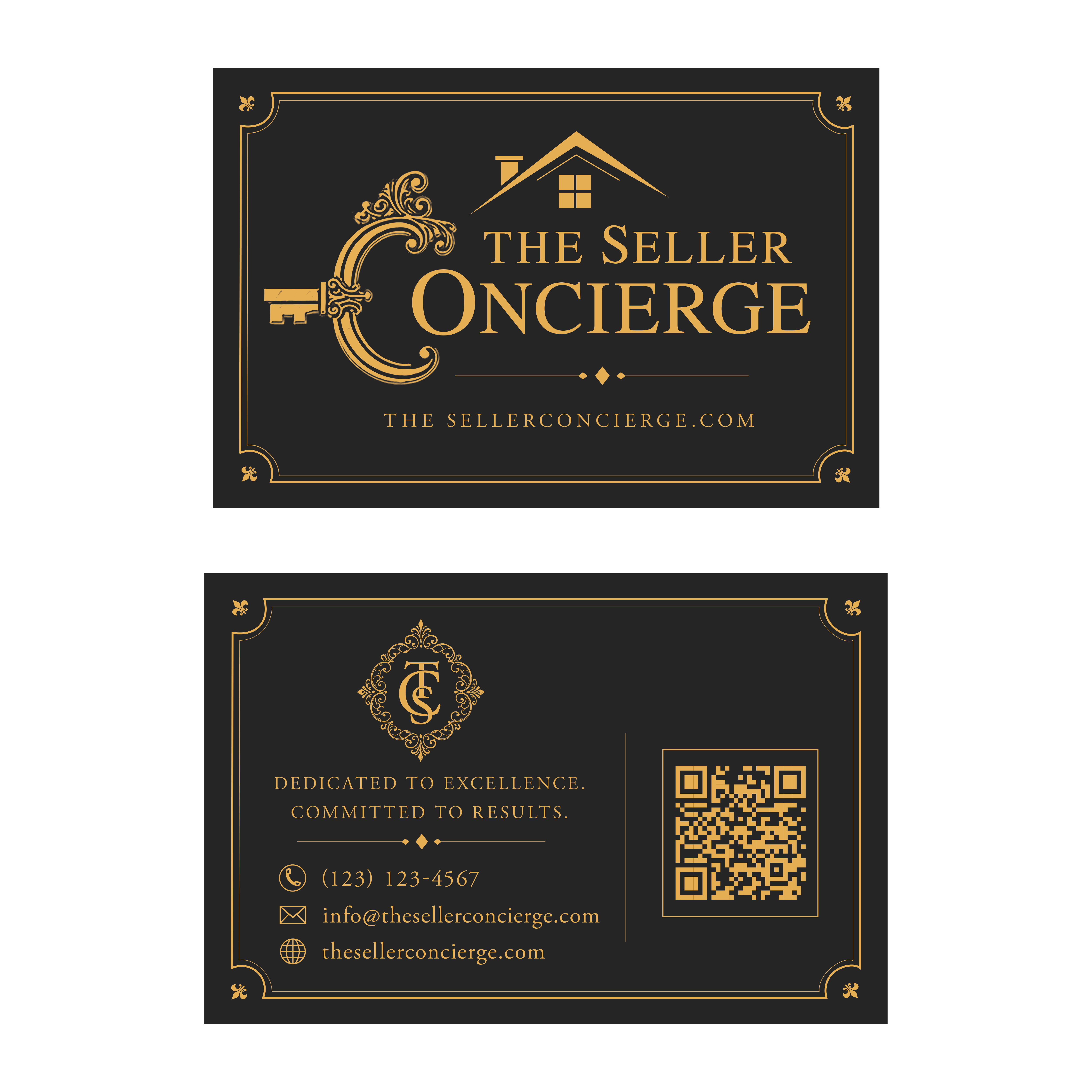 Design de Carte de Visite par Andrés Sebastián pour TheSellerConcierge.com | Design #37316207