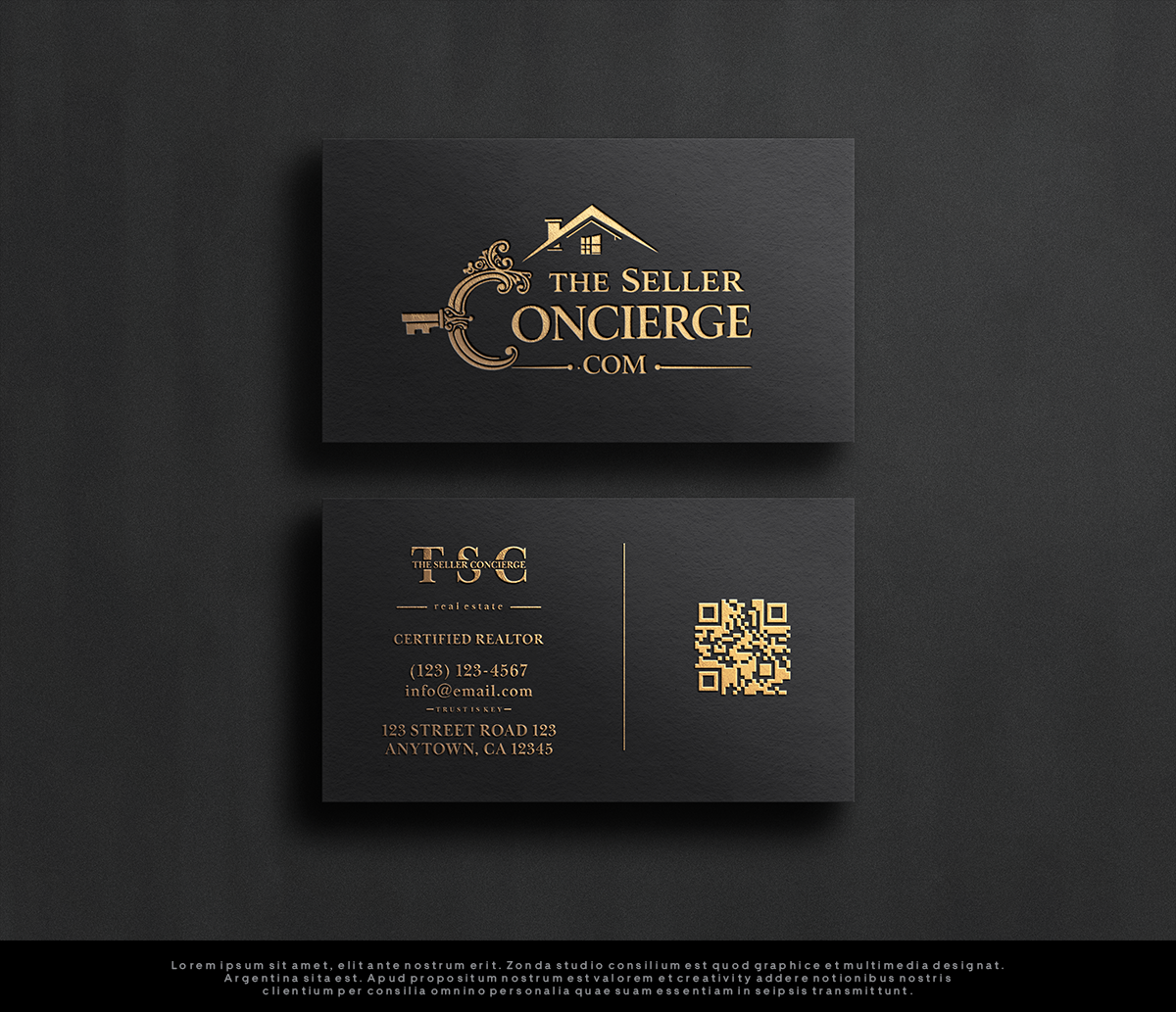 Design de Carte de Visite par Zonda Studio pour TheSellerConcierge.com | Design #37313877