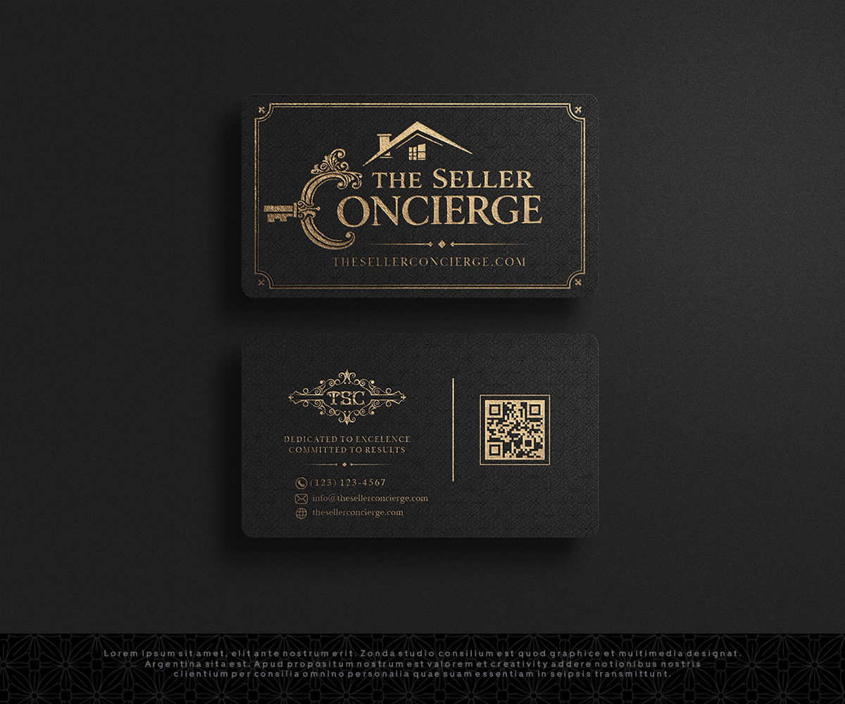 Design de Carte de Visite par Zonda Studio pour TheSellerConcierge.com | Design #37318309