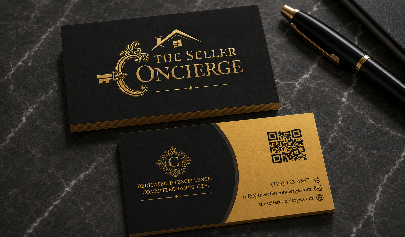 Business Card Design by Sbss for TheSellerConcierge.com | Design #37320476