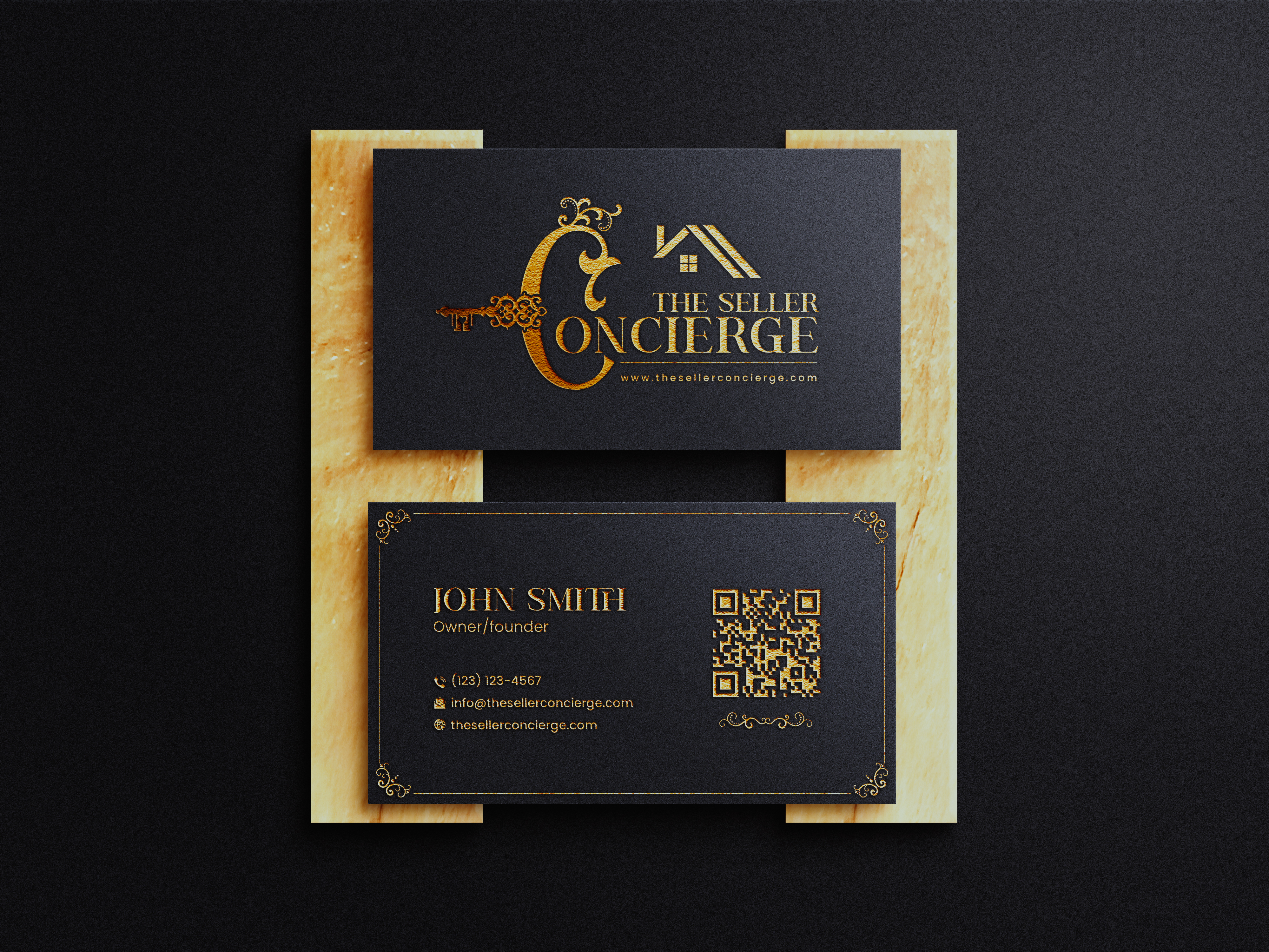 Business Card Design by debdesign for TheSellerConcierge.com | Design #37315046