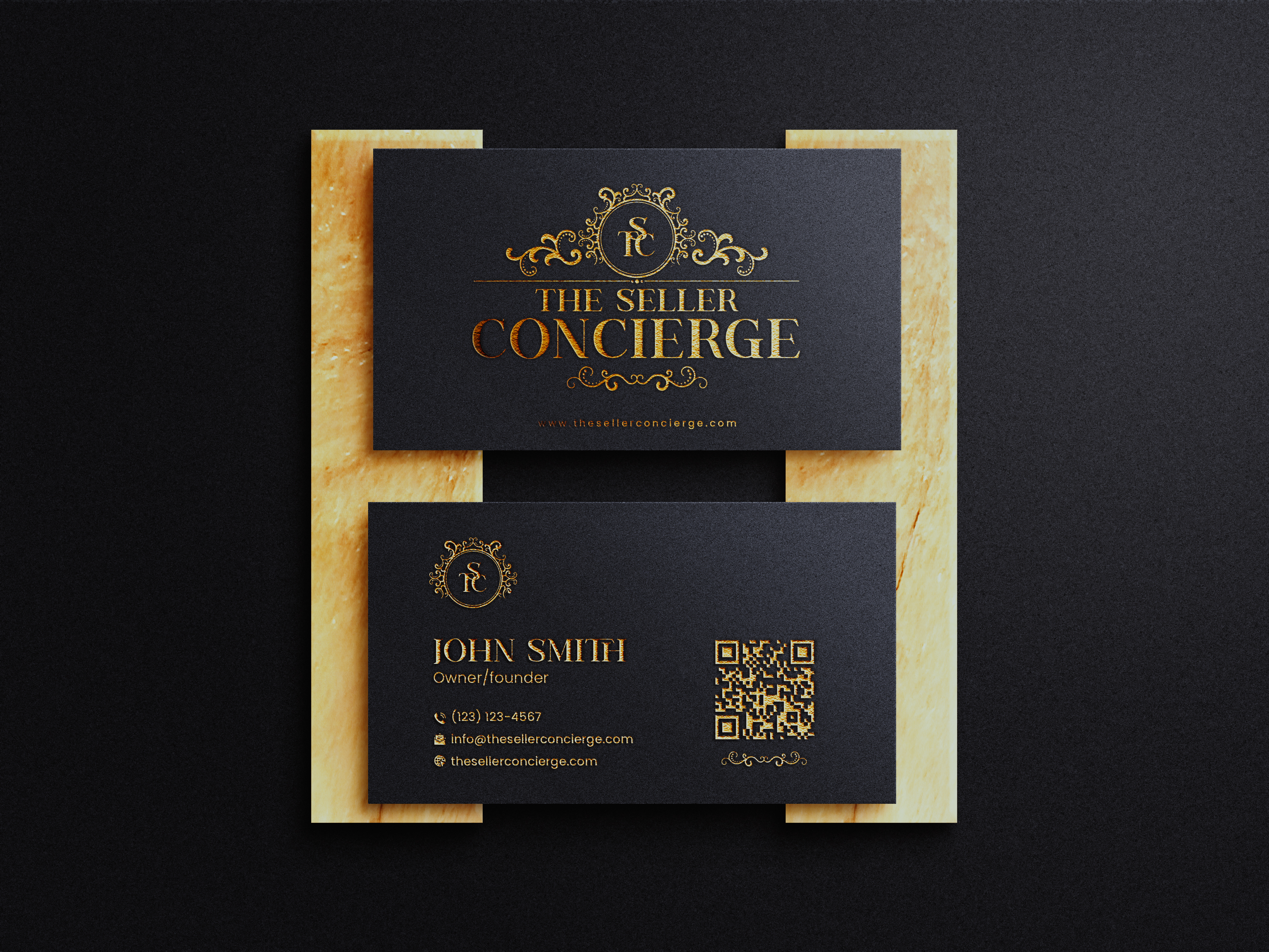 Business Card Design by debdesign for TheSellerConcierge.com | Design #37315047