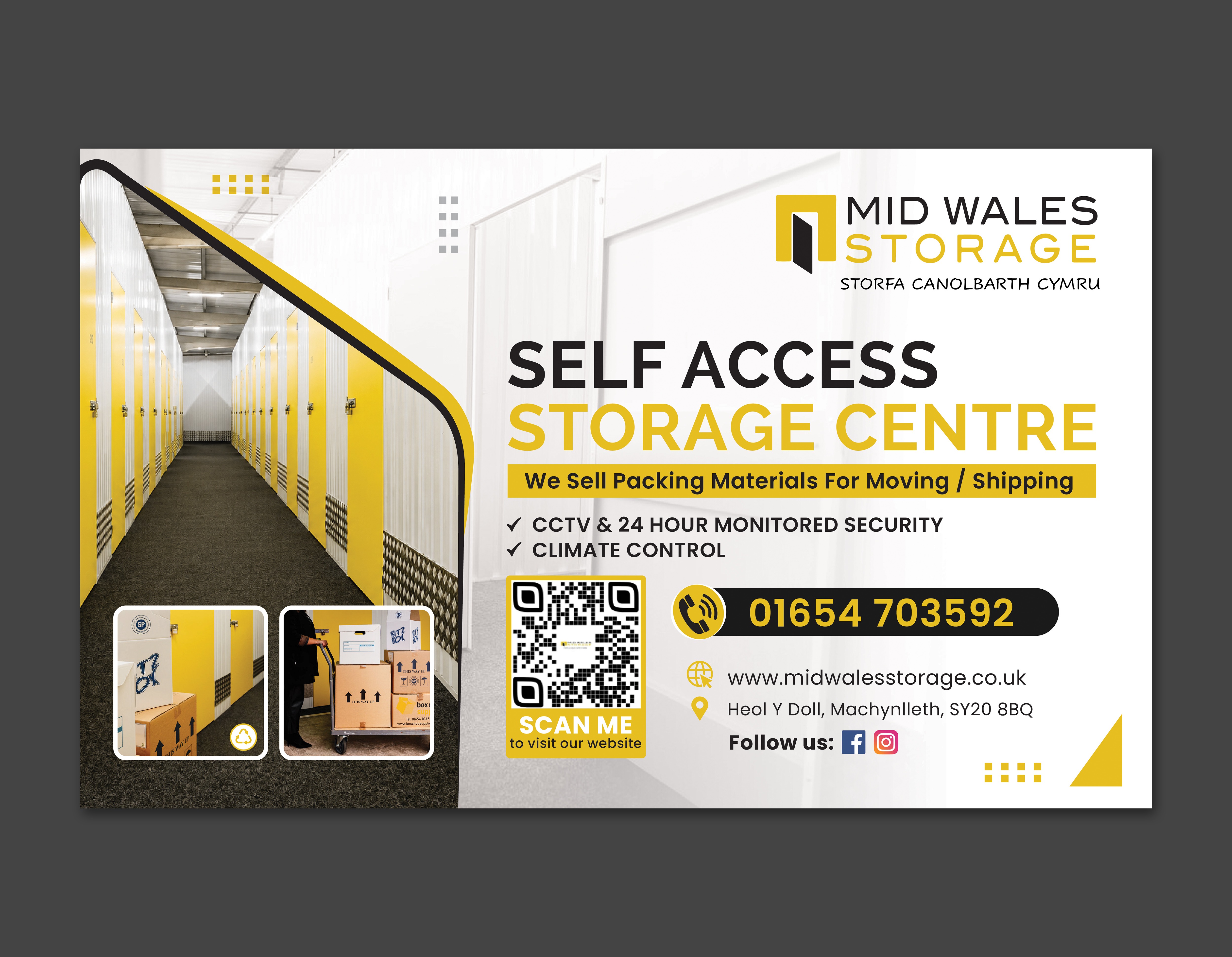 Zeitungsanzeige-Design von Impressive Designs für www.midwalesstorage.co.uk | Design #37323825