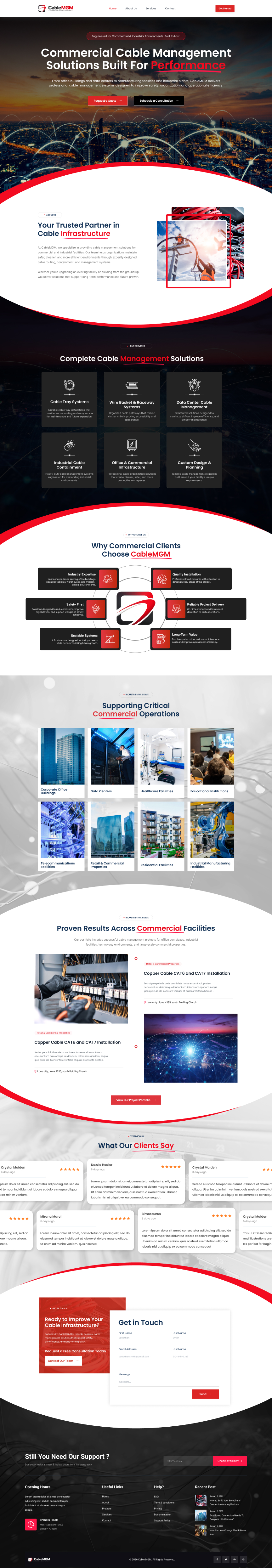 Web Design by UniqueCreator99 for NetMGM | Design #37354520