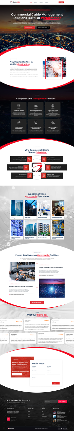 Web Design by UniqueCreator99 for NetMGM | Design: #37354520