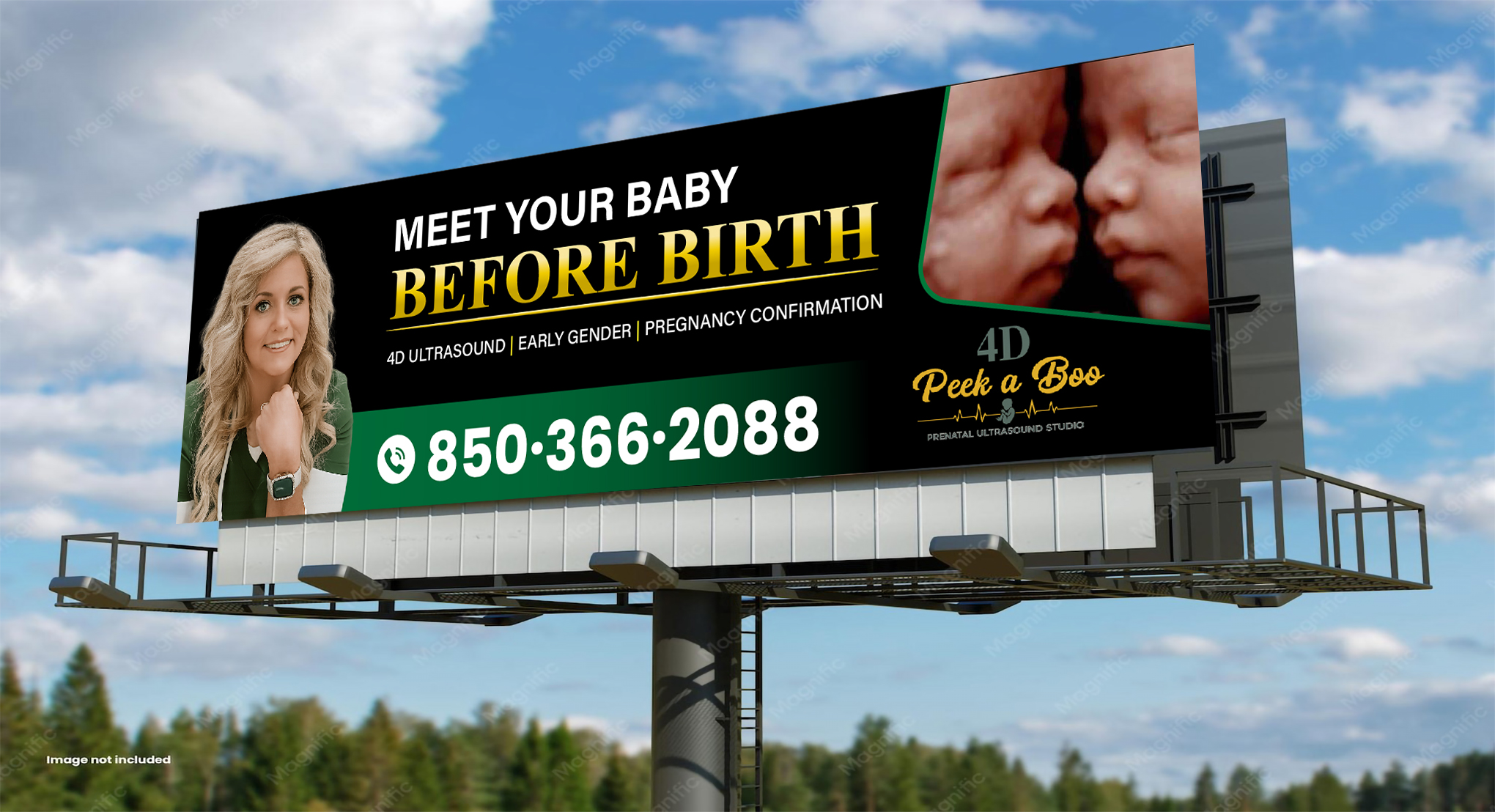Billboard Design by WrapTonic24 for 4D Peek a Boo of Pace  | Design #37339347