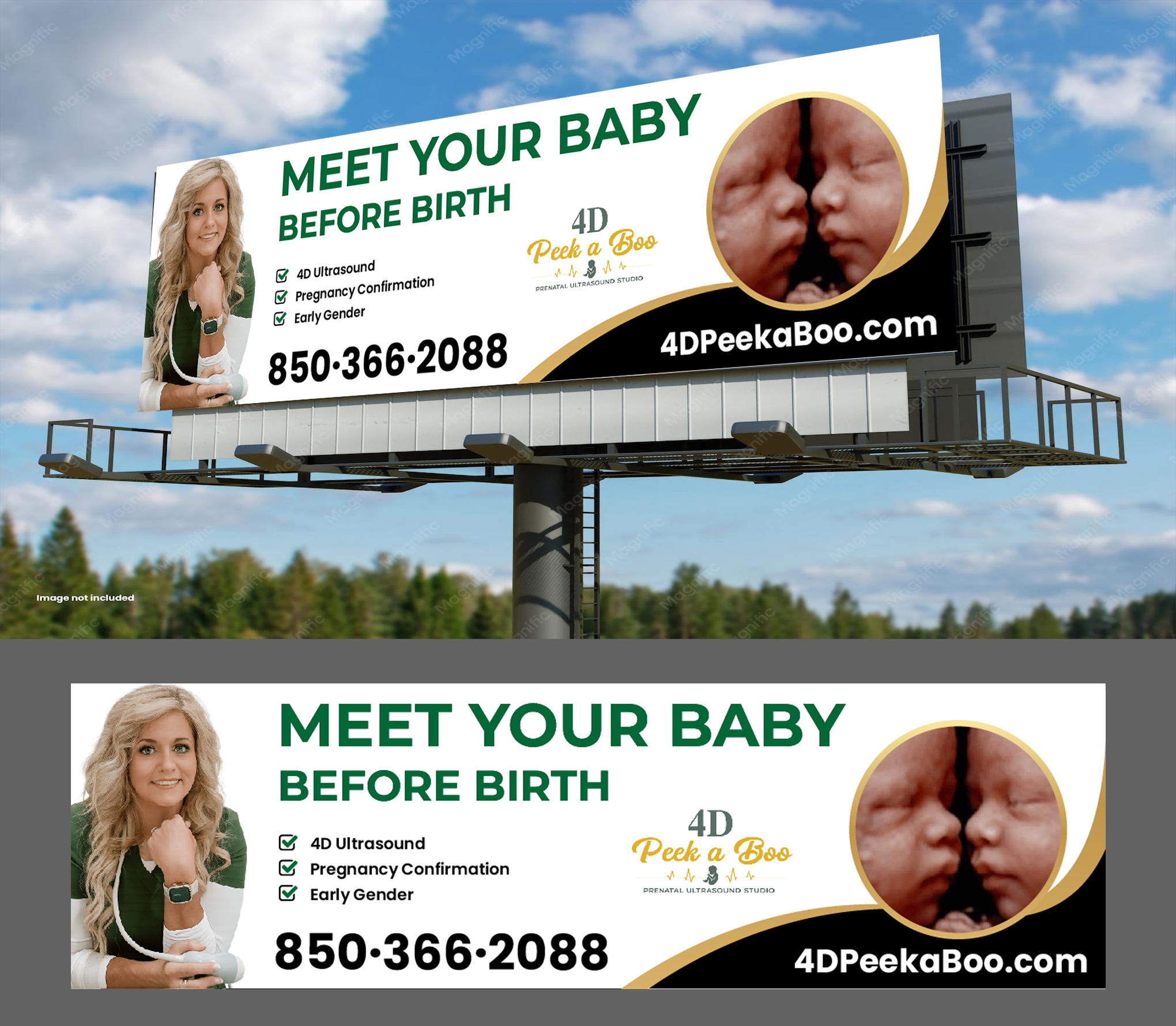 Billboard Design by WrapTonic24 for 4D Peek a Boo of Pace  | Design #37351580