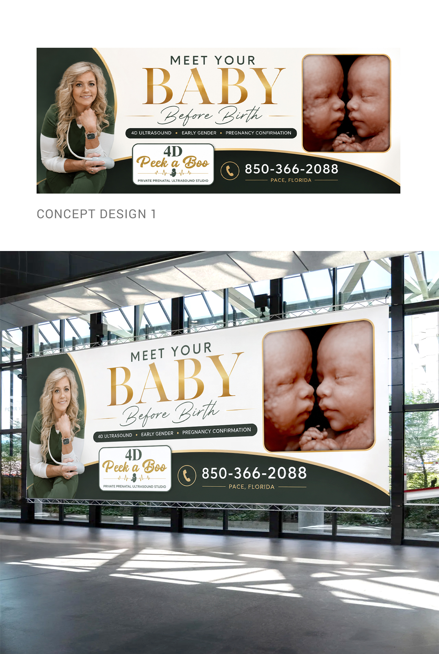 Billboard Design by MDesigns ™ for 4D Peek a Boo of Pace  | Design #37323976