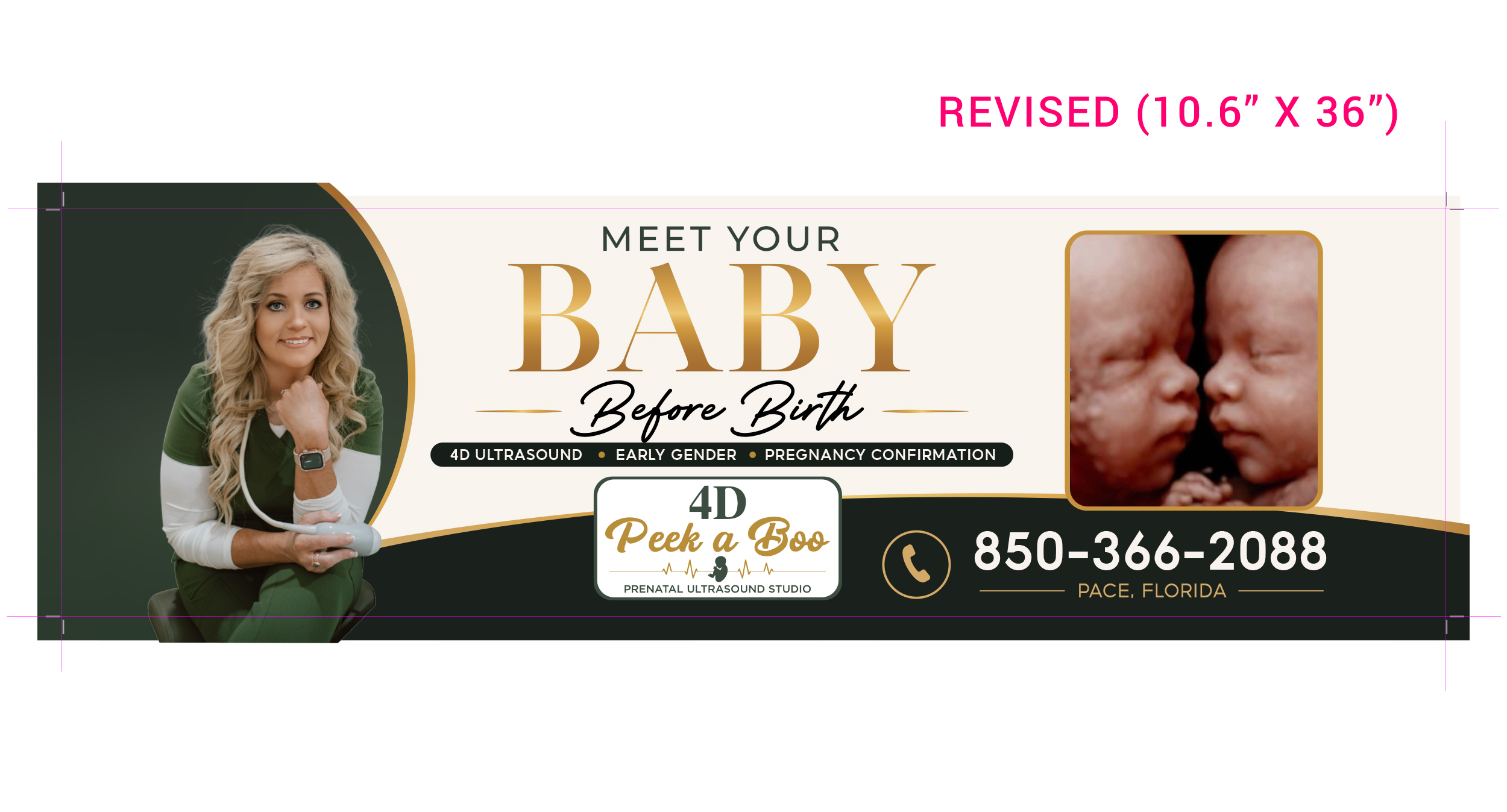 Billboard Design by MDesigns ™ for 4D Peek a Boo of Pace  | Design #37332168