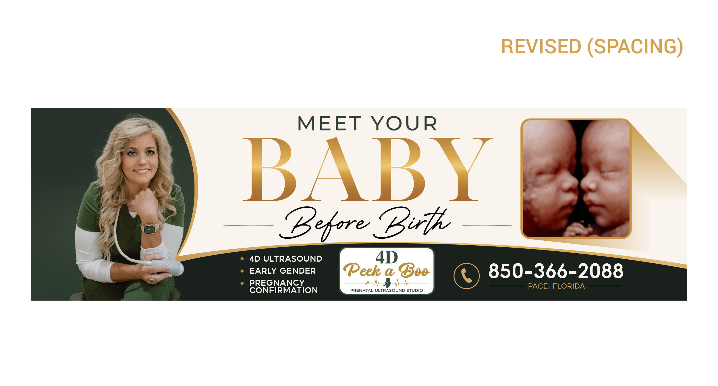 Billboard Design by MDesigns ™ for 4D Peek a Boo of Pace  | Design #37336277