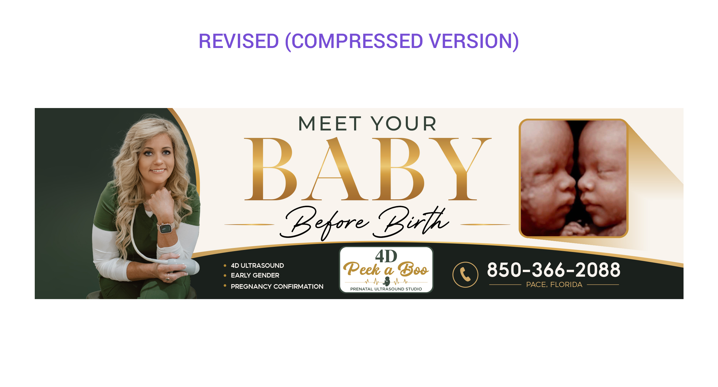 Billboard Design by MDesigns ™ for 4D Peek a Boo of Pace  | Design #37336295