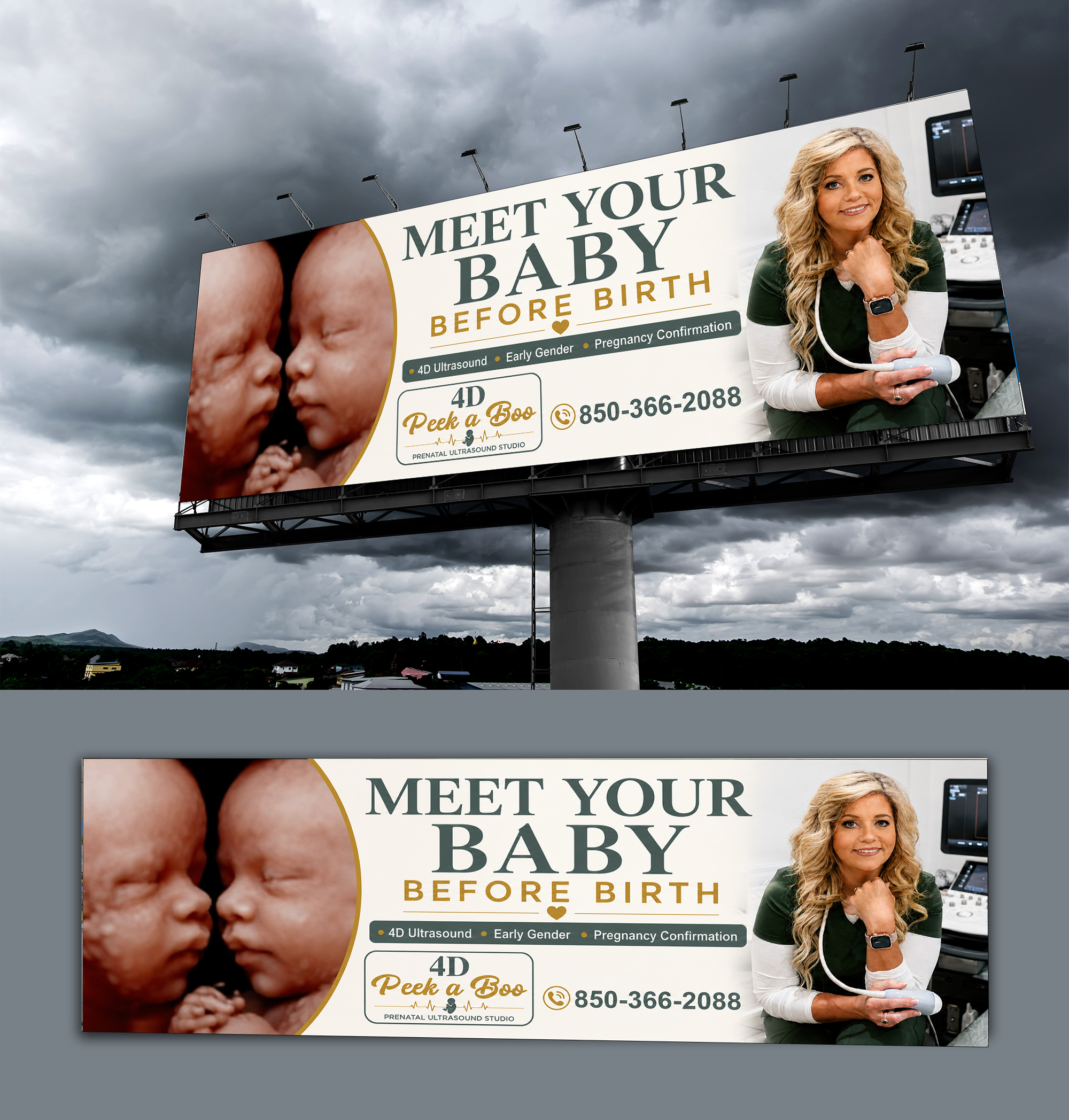 Billboard Design by JS Desiger for 4D Peek a Boo of Pace  | Design #37327337