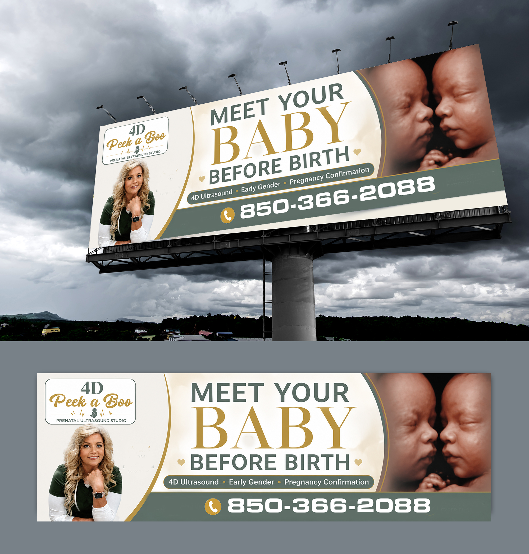 Billboard Design by JS Desiger for 4D Peek a Boo of Pace  | Design #37328140