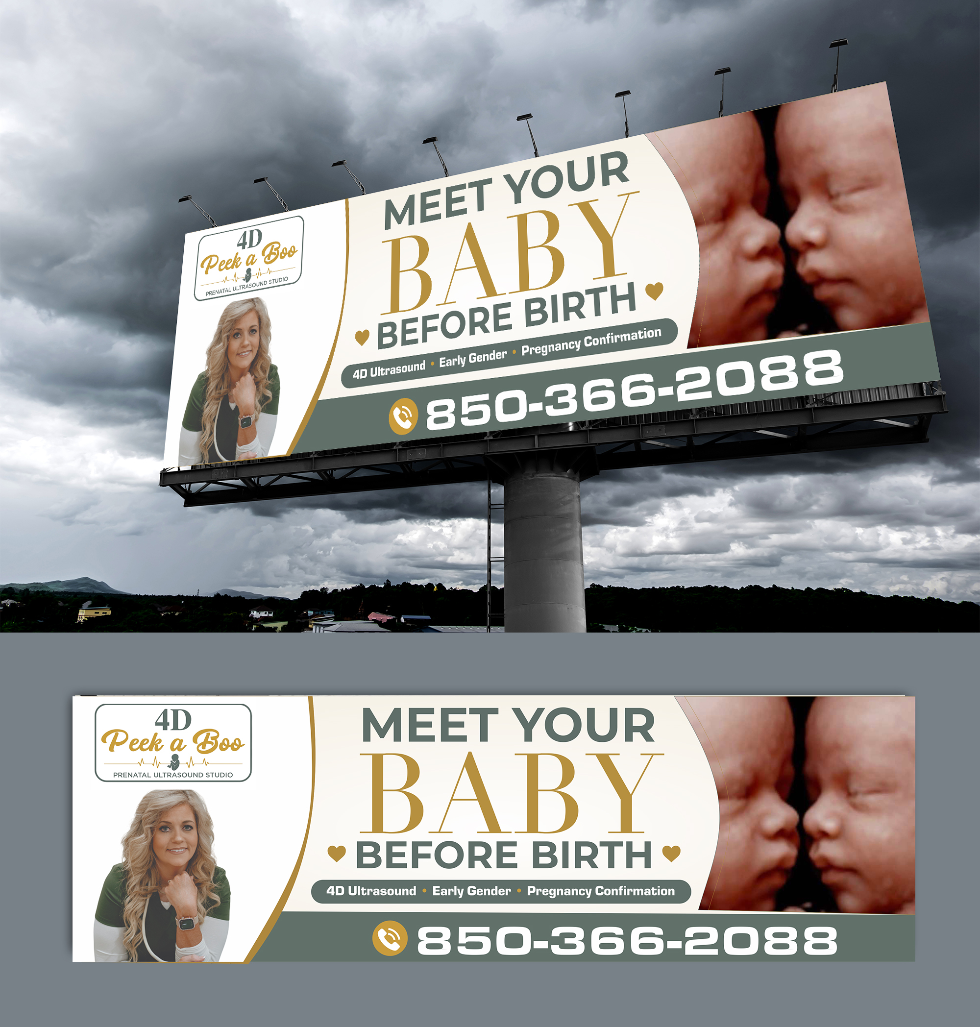 Billboard Design by JS Desiger for 4D Peek a Boo of Pace  | Design #37332842