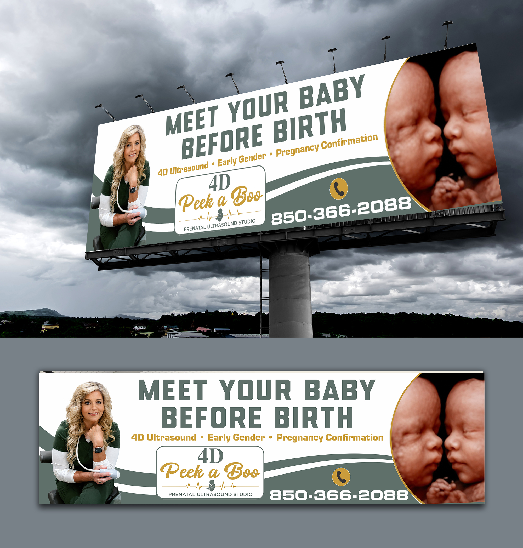 Billboard Design by JS Desiger for 4D Peek a Boo of Pace  | Design #37335416