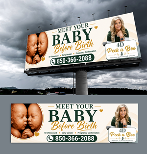 Diseño de Cartelera por JS Desiger para 4D Peek a Boo of Pace  | Diseño: #37335578