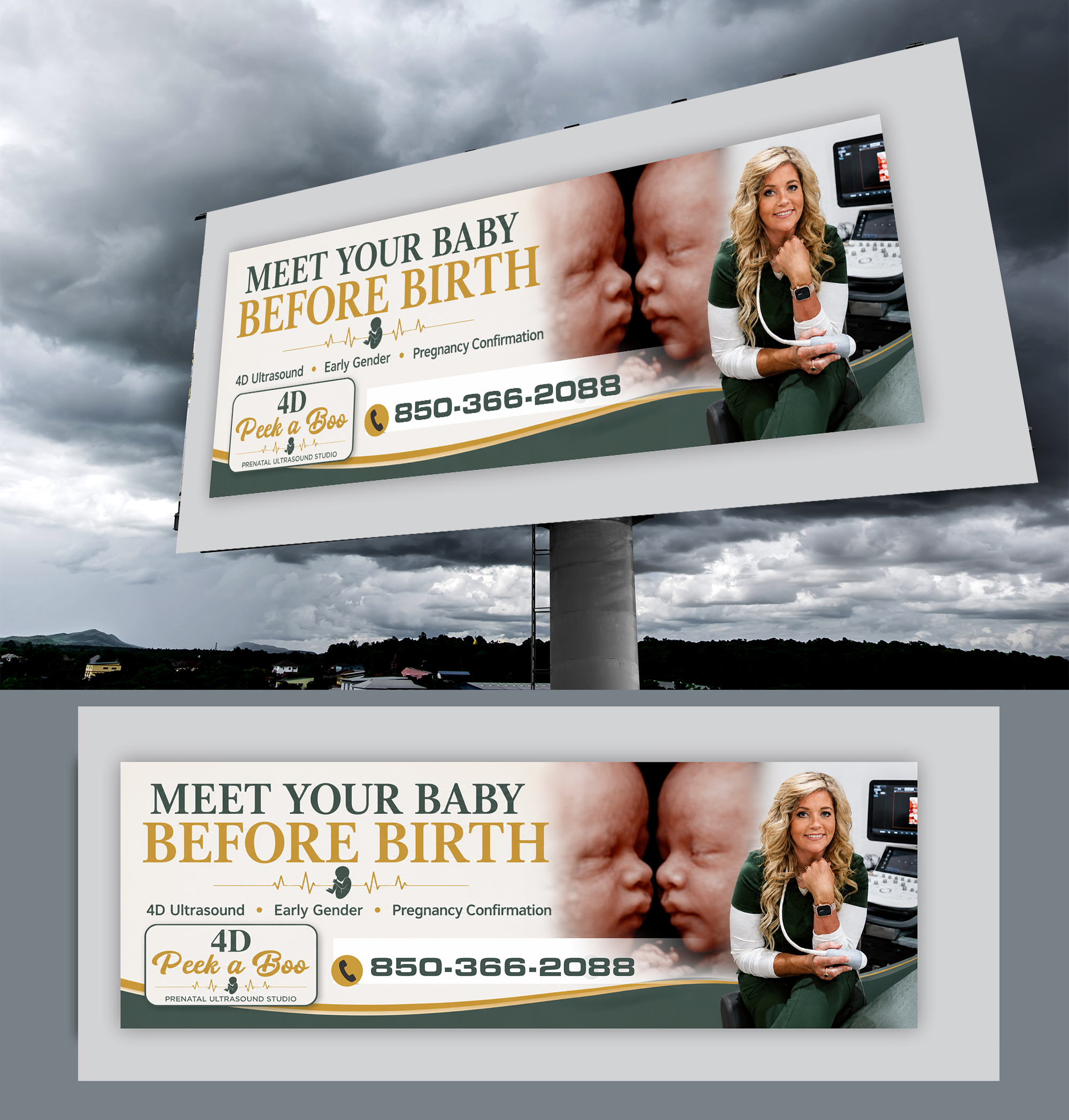 Billboard Design by JS Desiger for 4D Peek a Boo of Pace  | Design #37348837