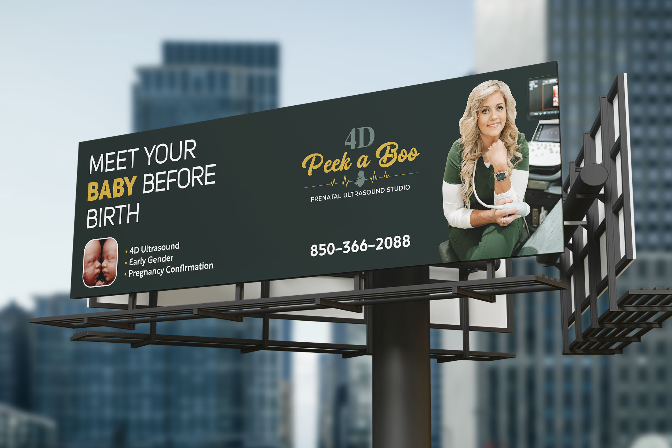 Billboard Design by mmmarif1982 for 4D Peek a Boo of Pace  | Design #37340616