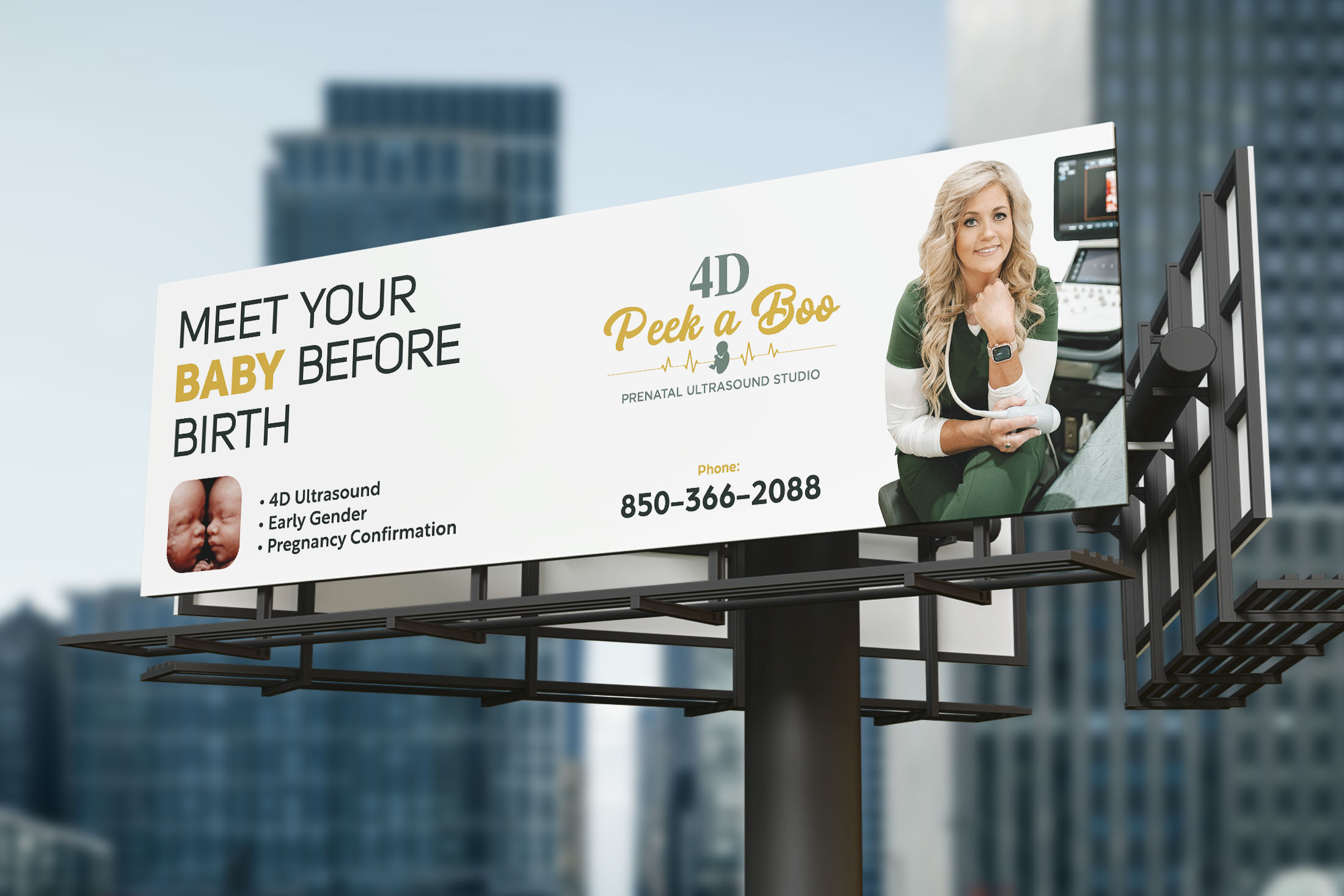 Billboard Design by mmmarif1982 for 4D Peek a Boo of Pace  | Design #37340627