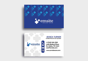 Business Card Design by Harshan for Emsite Health | Design #37333001
