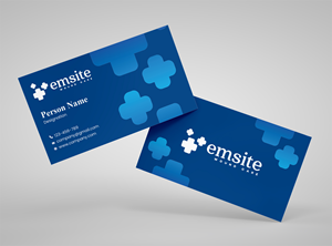 Business Card Design by Talha Ahmad for Emsite Health | Design: #37333681