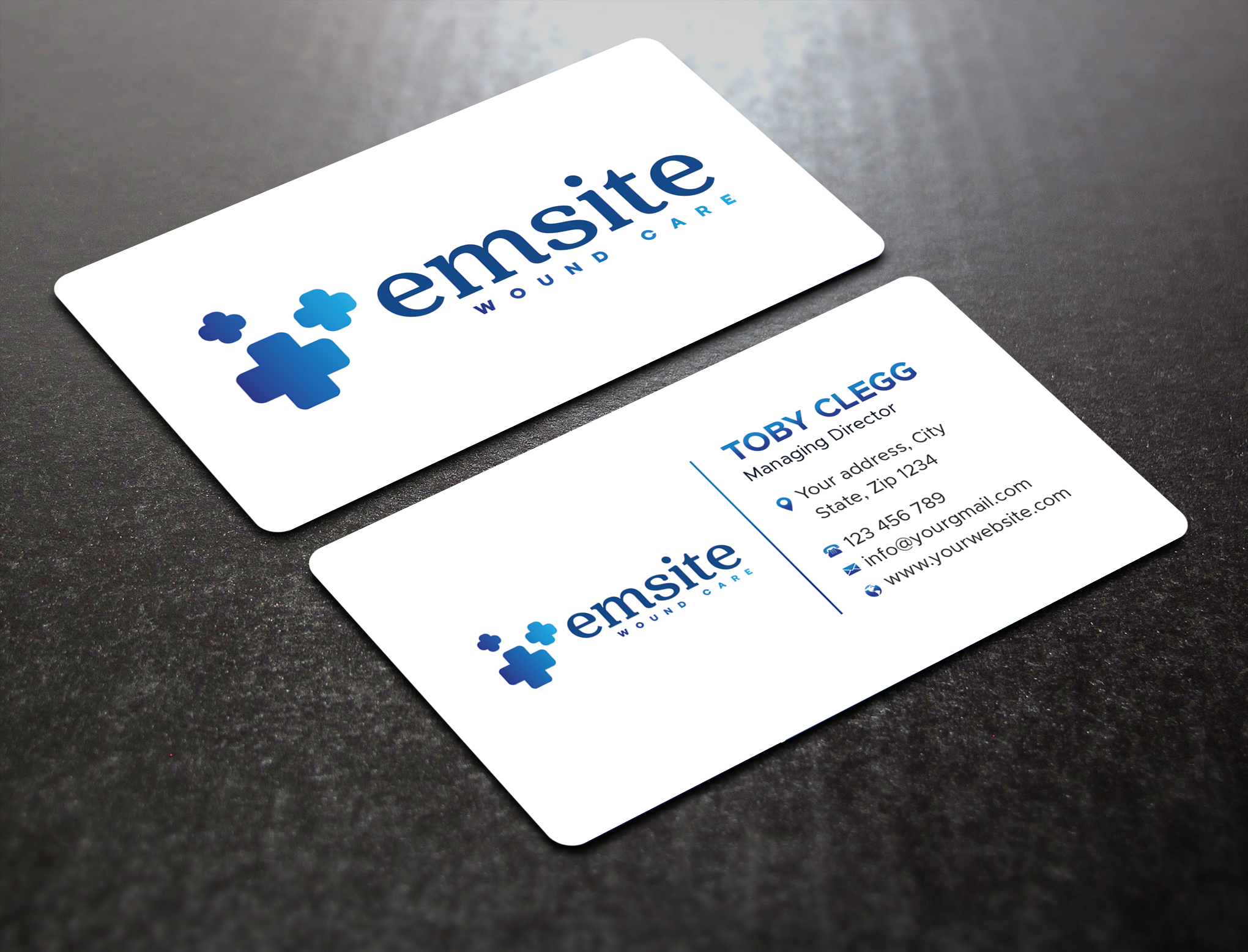 Business Card Design by Expert Bappy for Emsite Health | Design #37332606