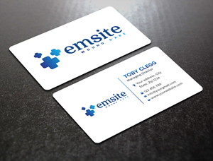 Business Card Design by Expert Bappy for Emsite Health | Design: #37332606