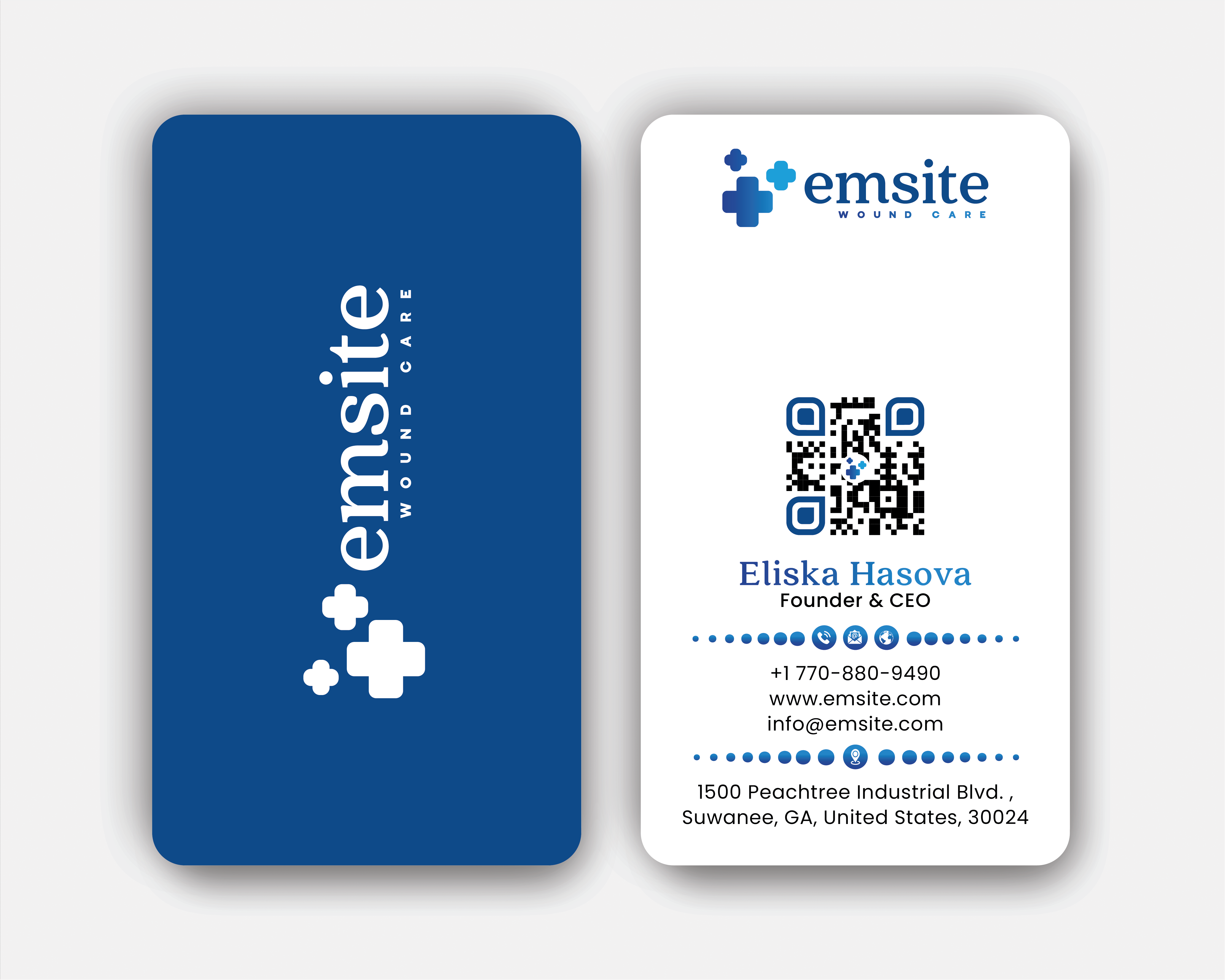 Business Card Design by DesignerShahadat for Emsite Health | Design #37332473