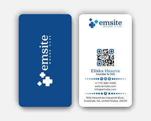 Business Card Design by DesignerShahadat for Emsite Health | Design: #37332473