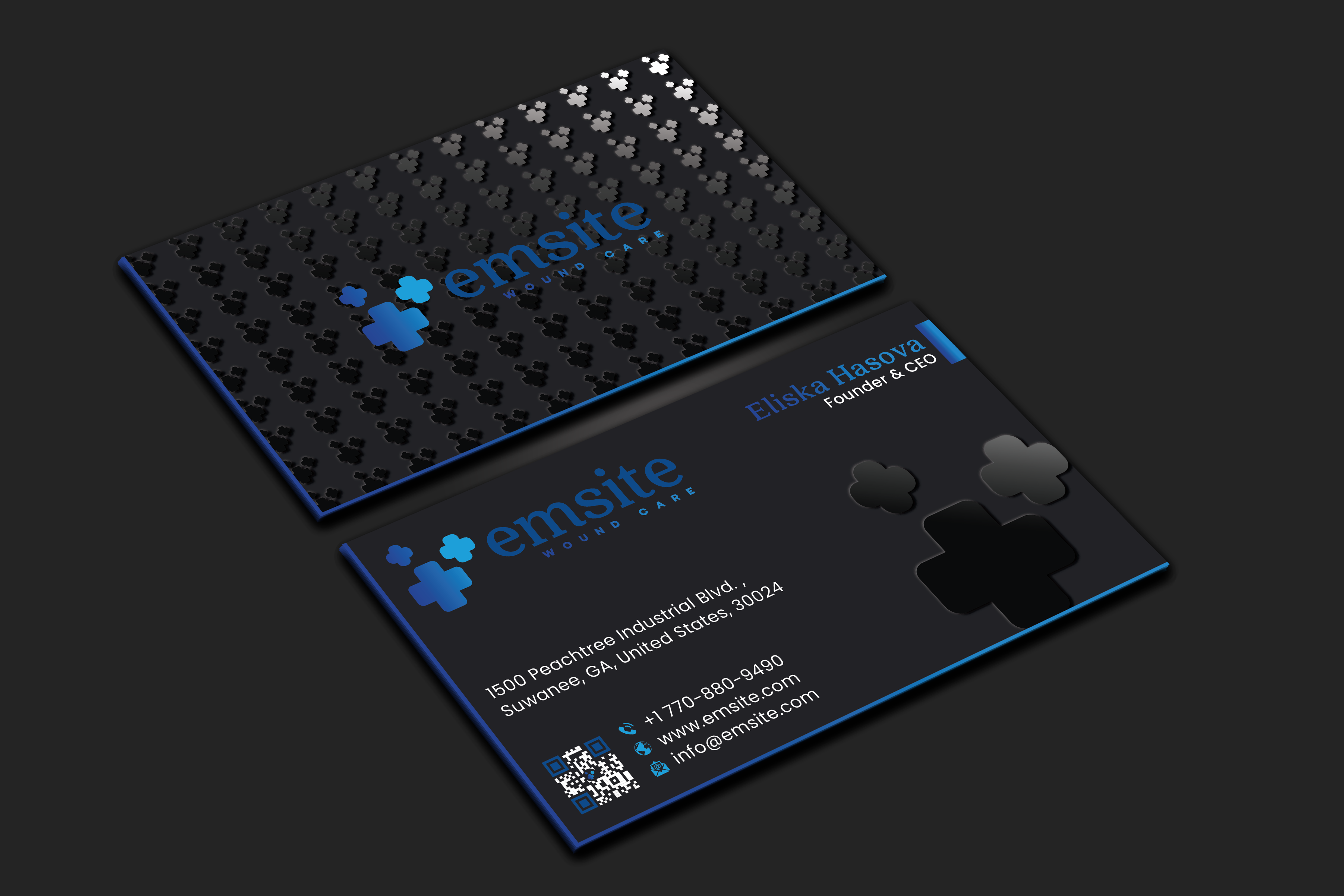 Business Card Design by DesignerShahadat for Emsite Health | Design #37332521