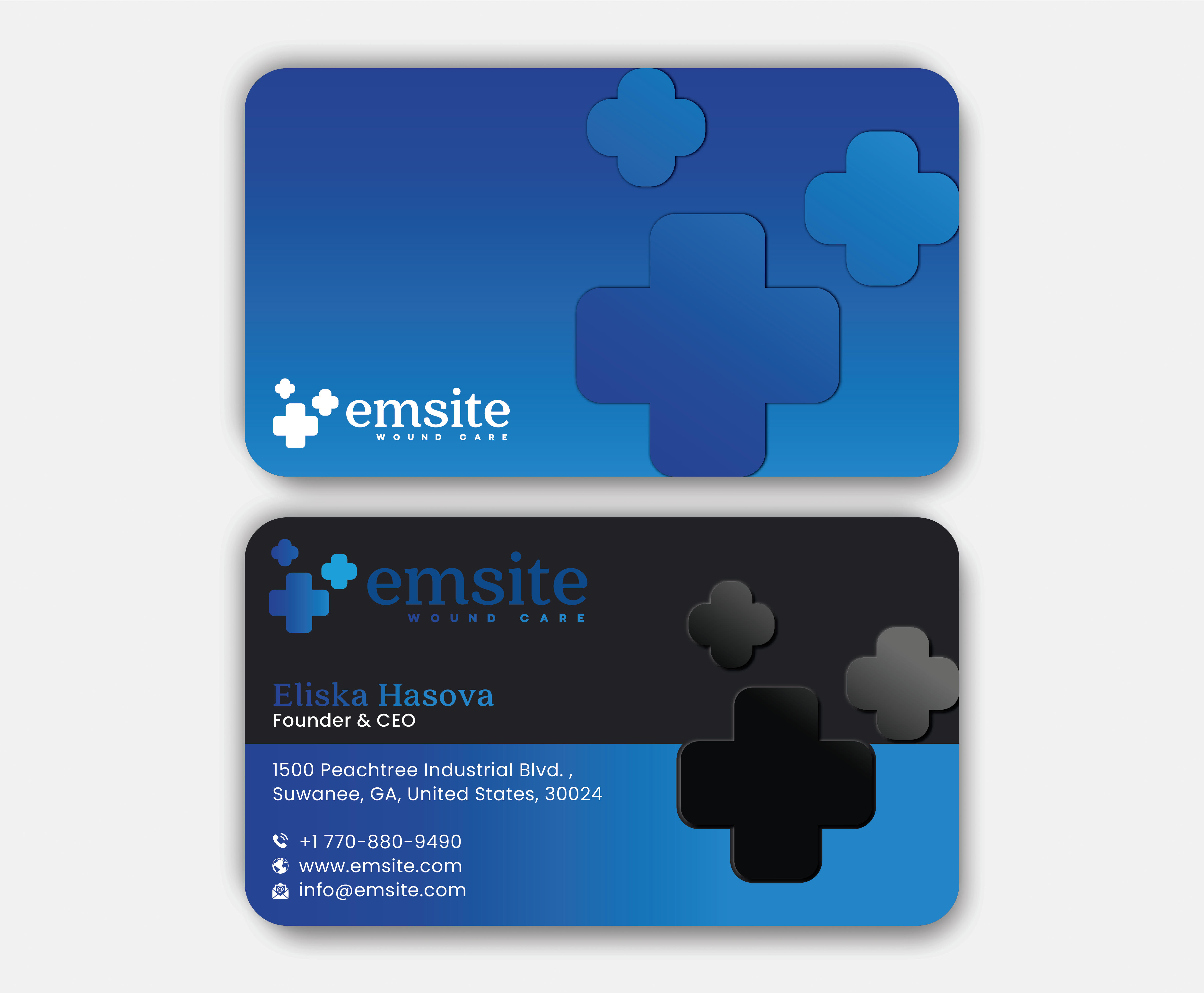 Business Card Design by DesignerShahadat for Emsite Health | Design #37332658