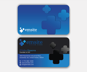 Business Card Design by DesignerShahadat for Emsite Health | Design: #37332658