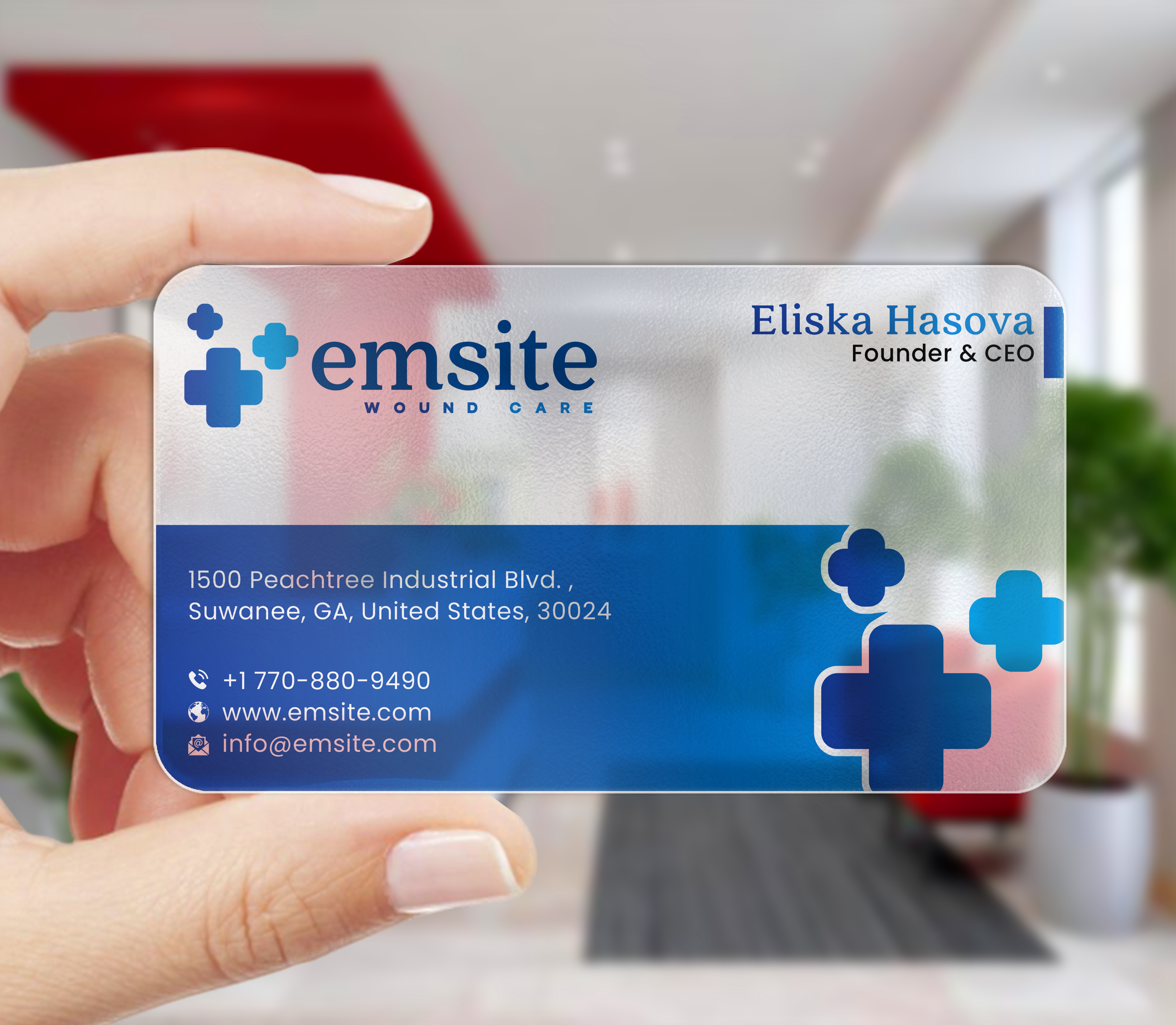 Business Card Design by DesignerShahadat for Emsite Health | Design #37332662