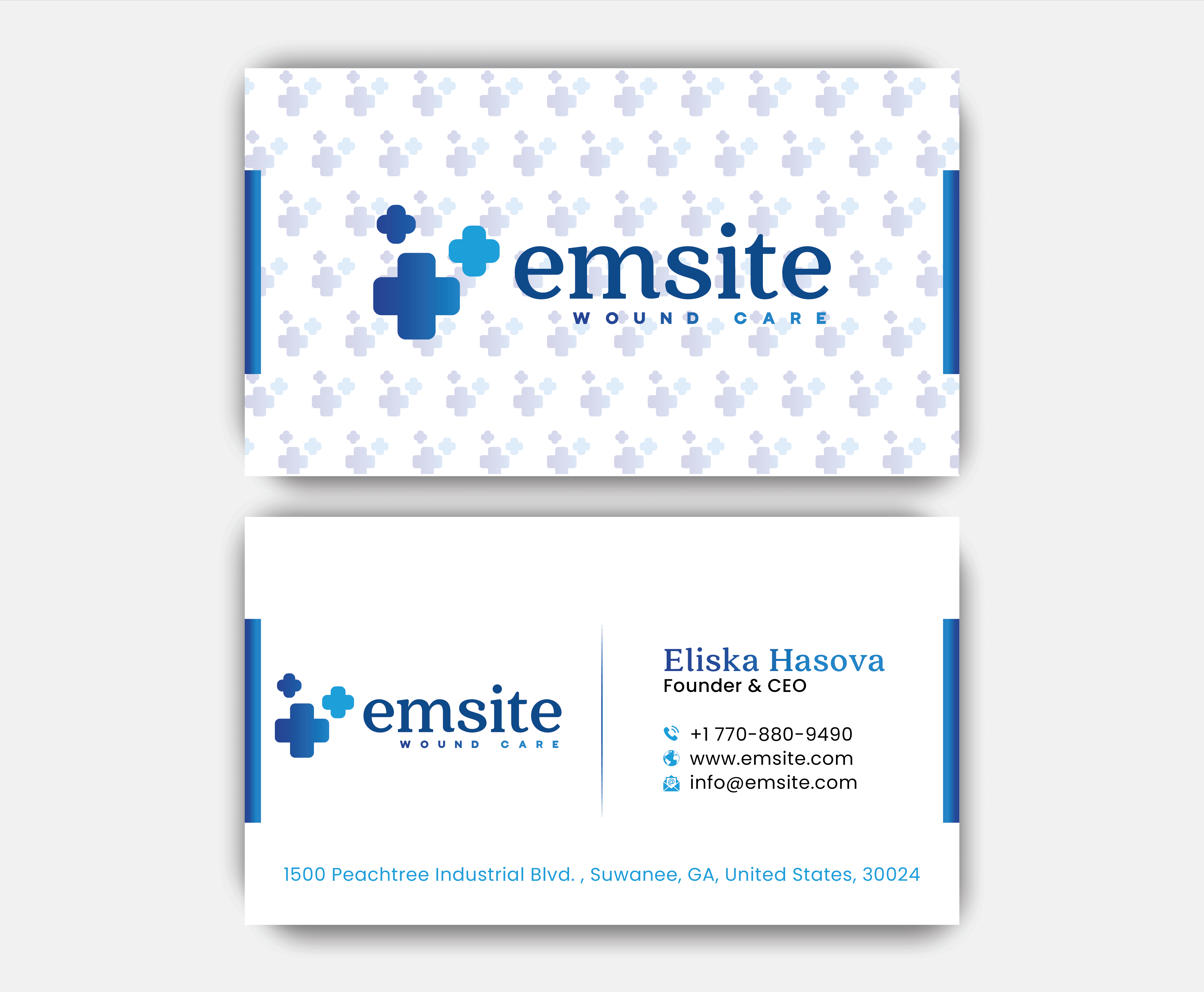 Business Card Design by DesignerShahadat for Emsite Health | Design #37332961