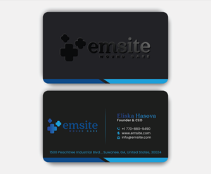 Business Card Design by DesignerShahadat for Emsite Health | Design: #37332965