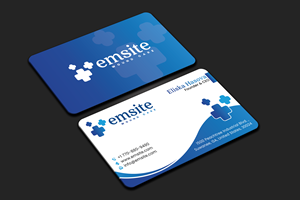 Business Card Design by DesignerShahadat for Emsite Health | Design: #37332966