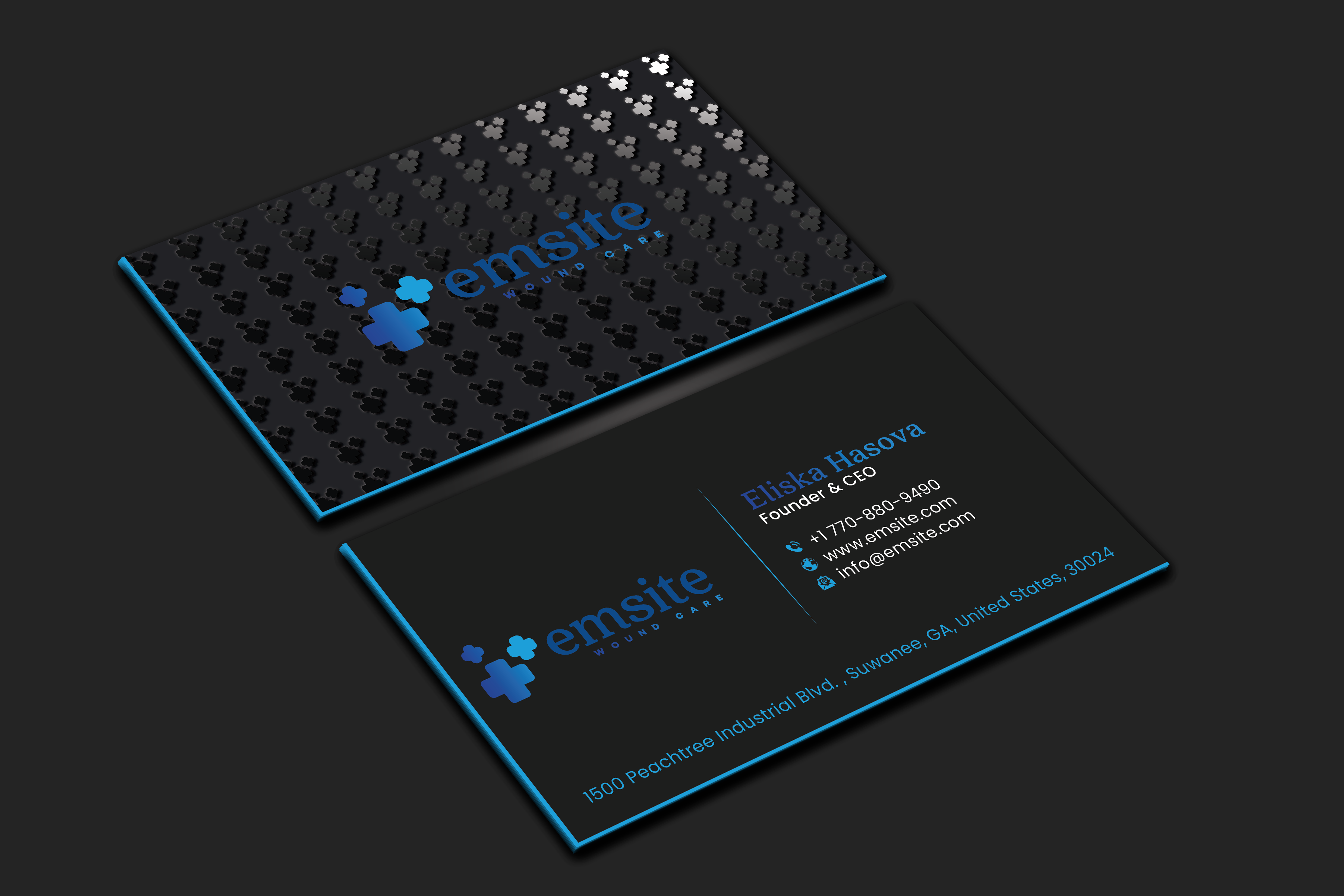 Business Card Design by DesignerShahadat for Emsite Health | Design #37332968