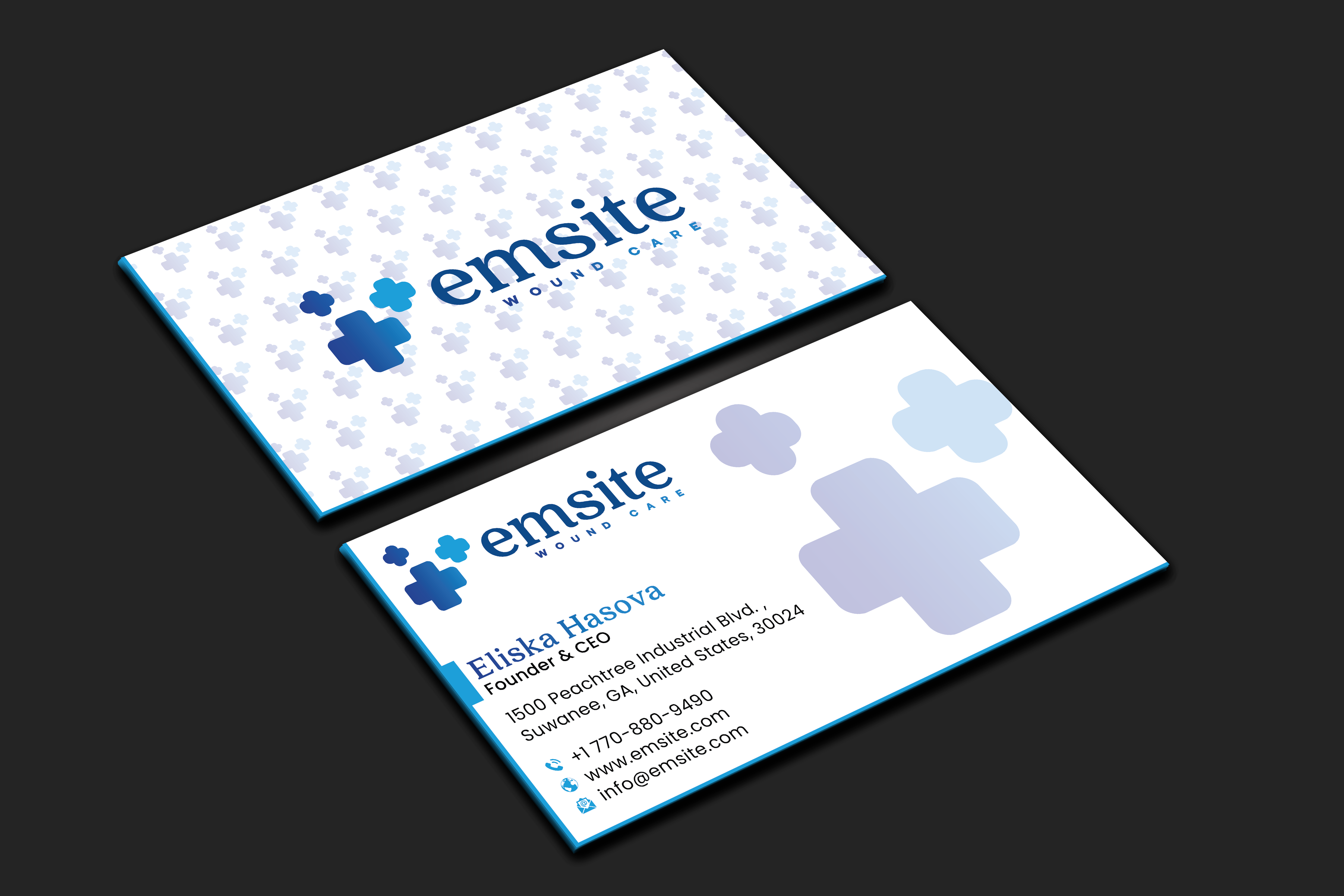 Business Card Design by DesignerShahadat for Emsite Health | Design #37333106