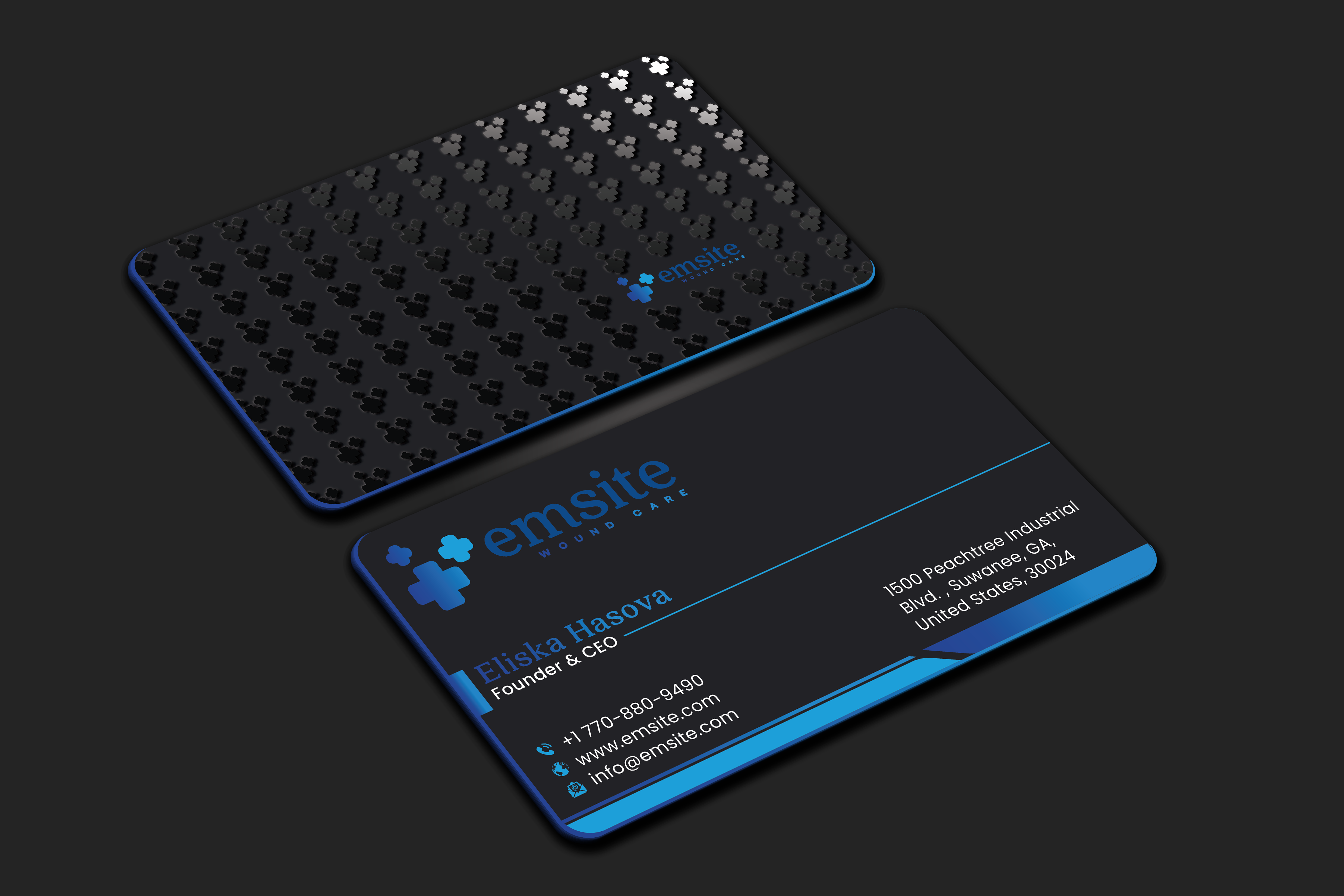Business Card Design by DesignerShahadat for Emsite Health | Design #37334909