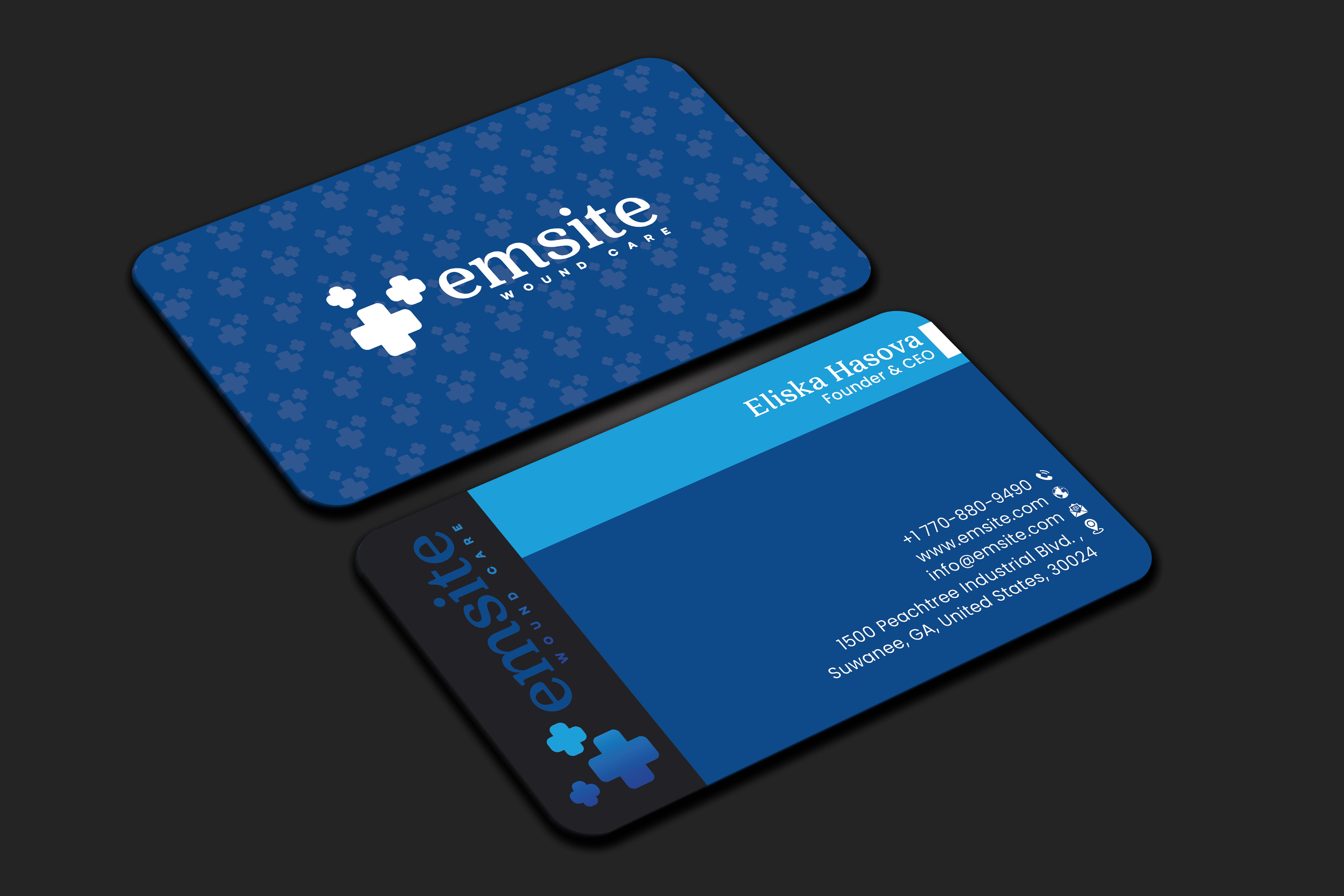 Business Card Design by DesignerShahadat for Emsite Health | Design #37334913