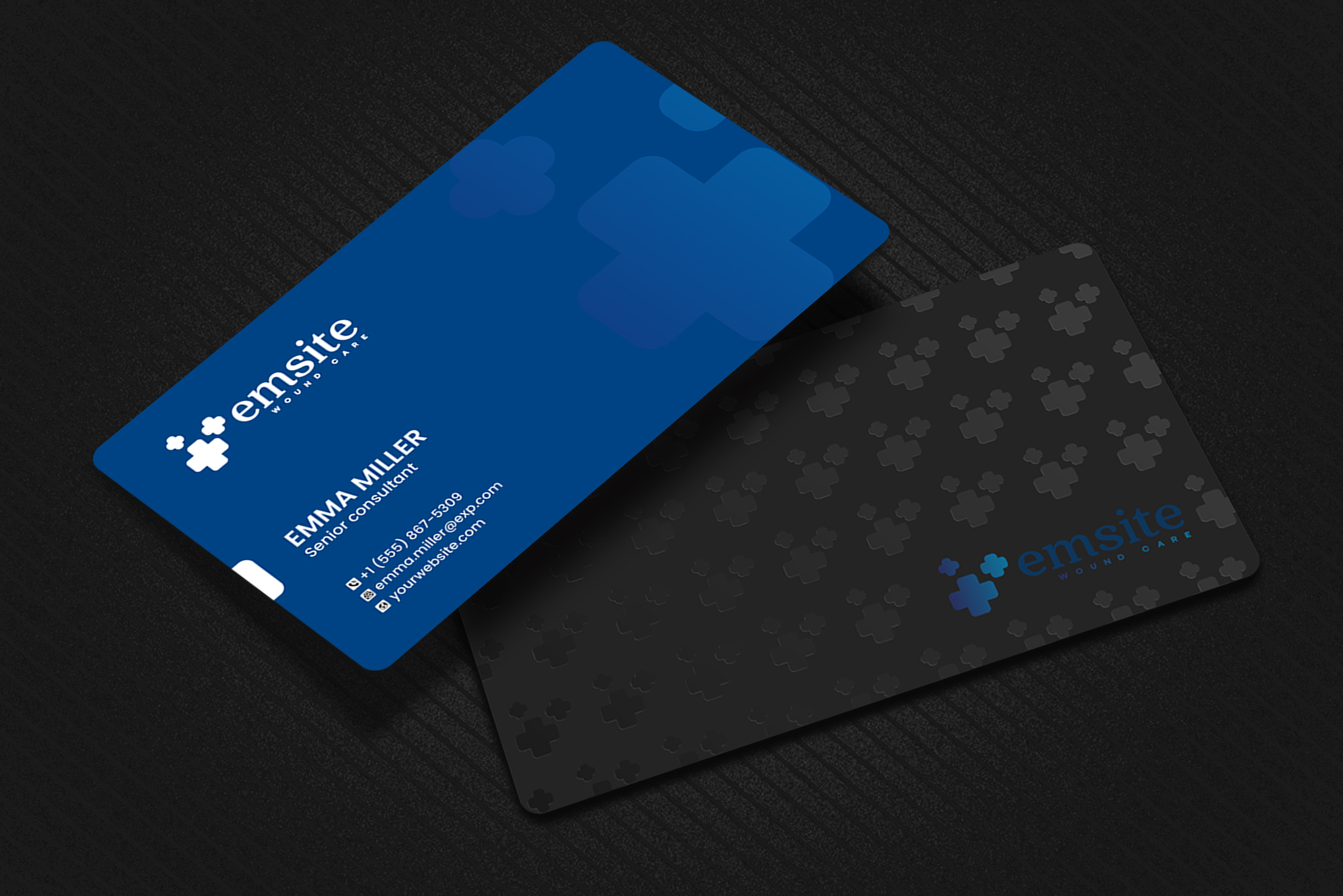Business Card Design by Adi GFX for Emsite Health | Design #37333975