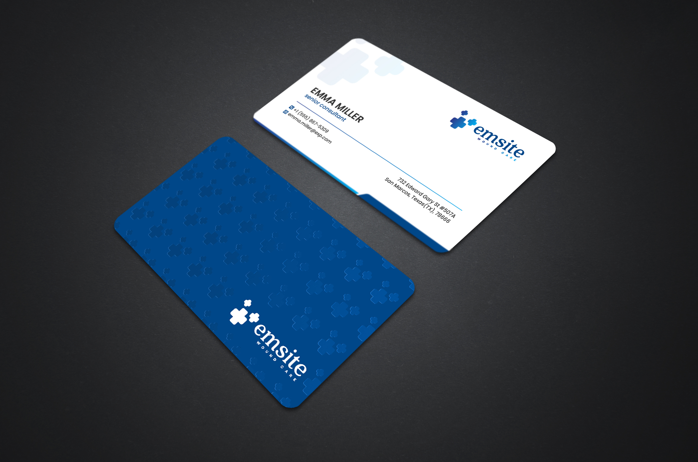 Business Card Design by Adi GFX for Emsite Health | Design #37335068