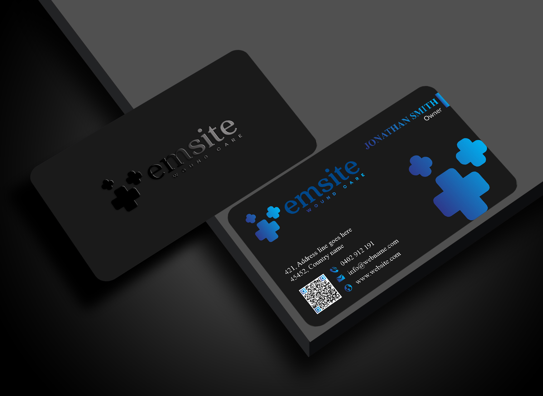 Business Card Design by JS Desiger for Emsite Health | Design #37332493