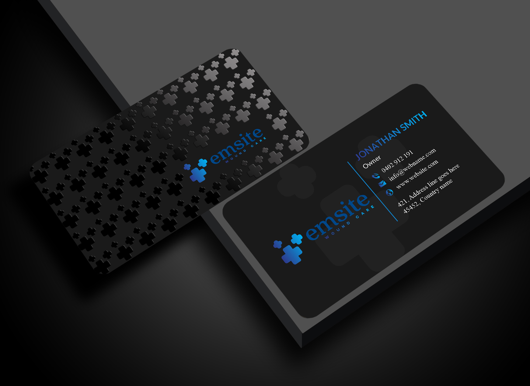 Business Card Design by JS Desiger for Emsite Health | Design #37332538