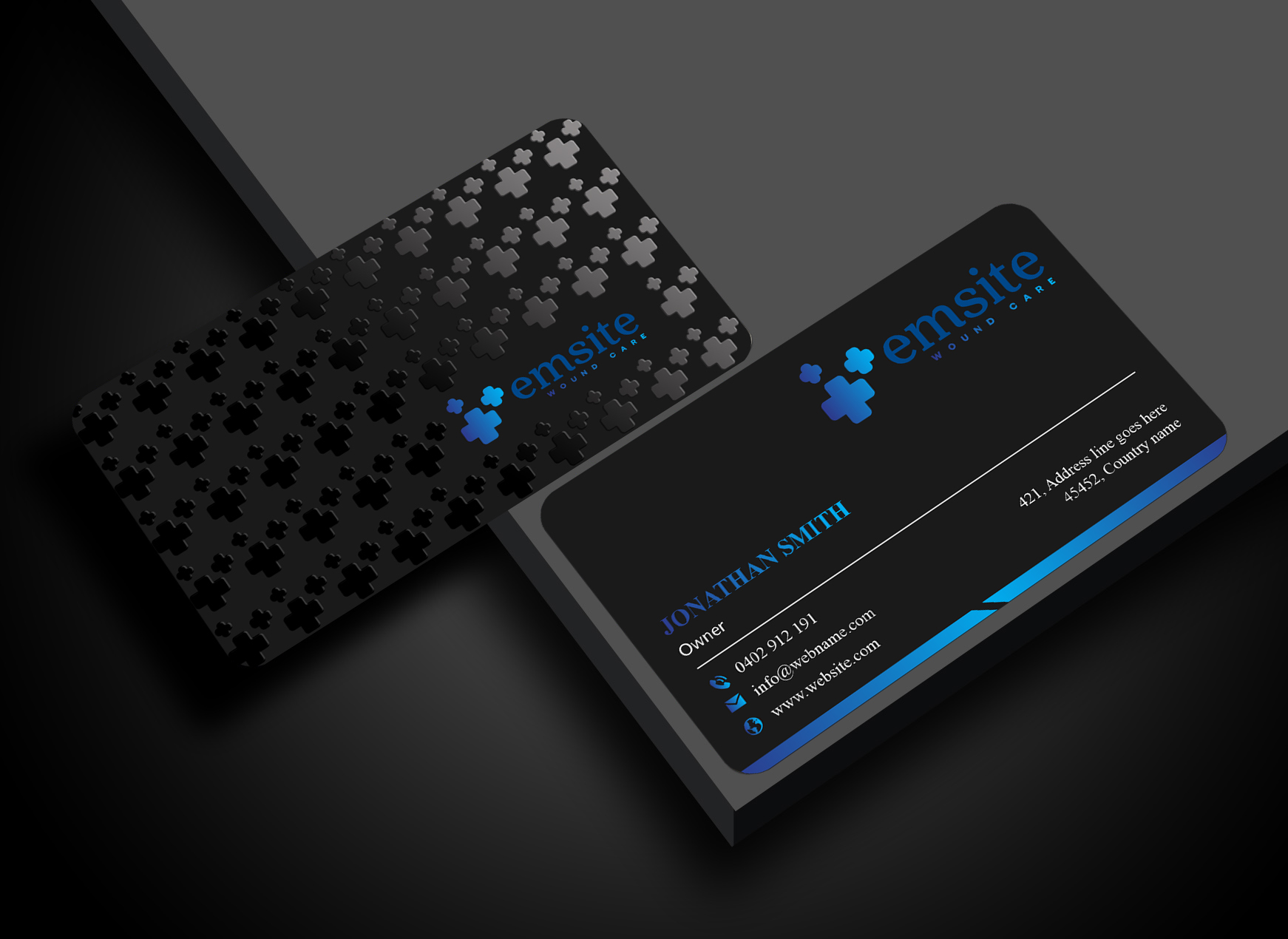 Business Card Design by JS Desiger for Emsite Health | Design #37335747