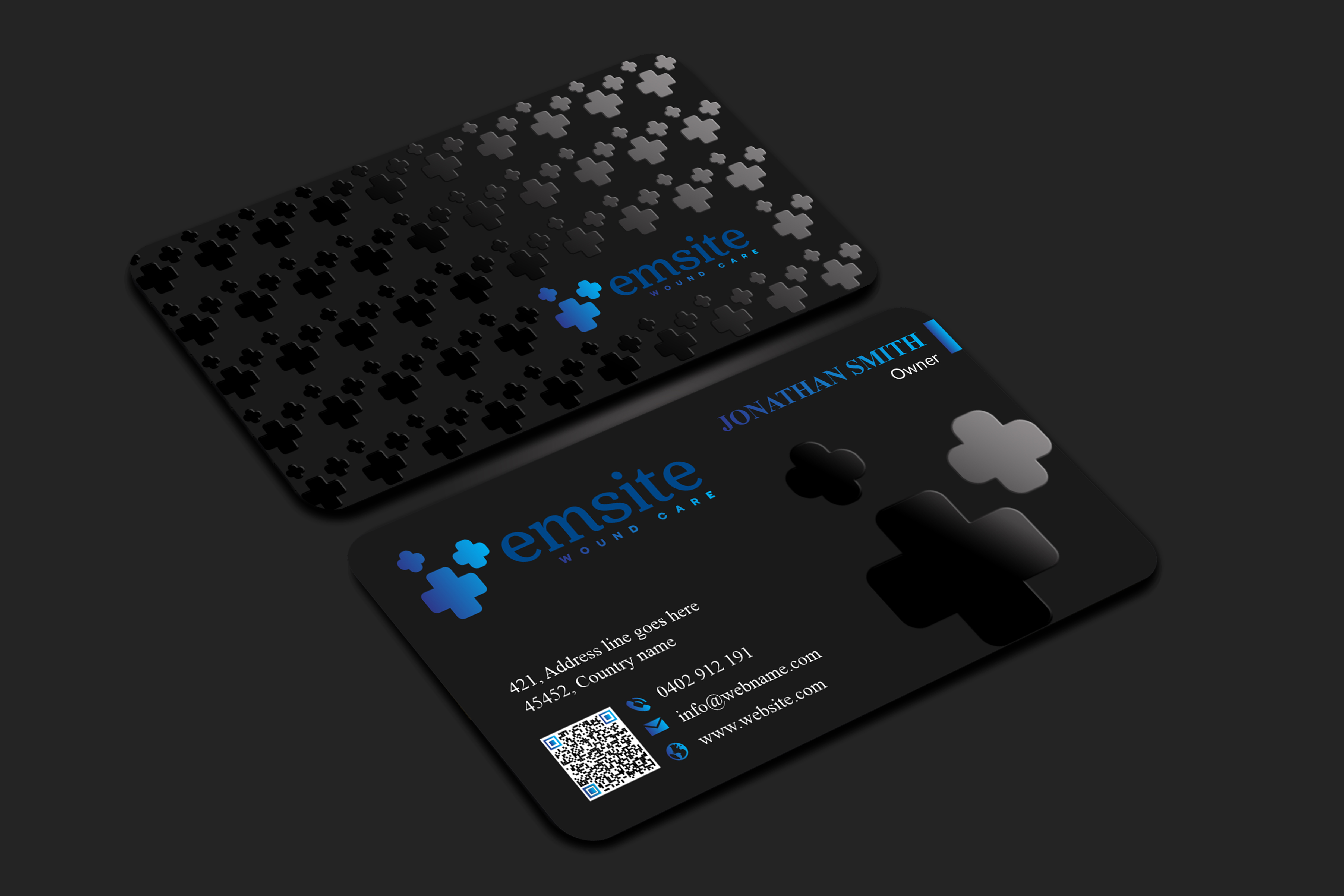 Business Card Design by JS Desiger for Emsite Health | Design #37335805